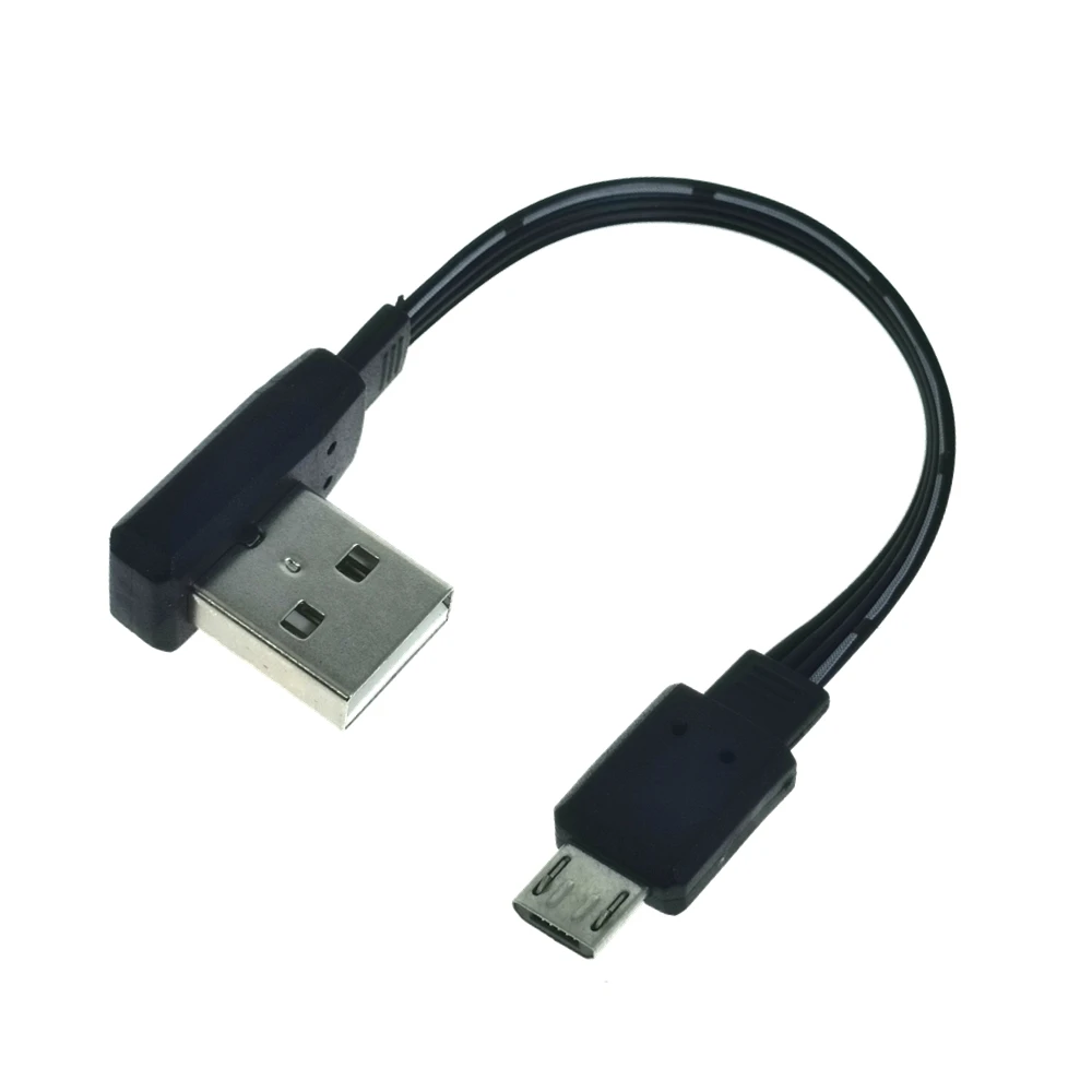 

10 см 20 см Супер Плоский Гибкий вверх и вниз левый правый угловой 90 ° USB Micro USB штекер к USB штекер кабель для передачи данных 30 см 50 см