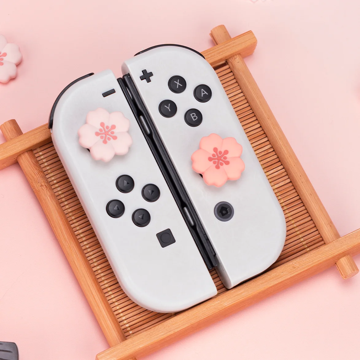 【sakura☆】Nintendo Switch 本体 Joy-Con Sakura Pink & Sky Blue Buttons & Candy Hearts Nintendo
