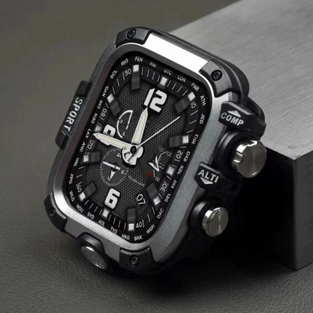 Premium Aluminum Alloy Full Cover Protective Case with Screen Film