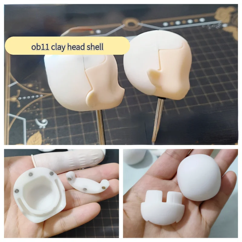 11磁気吸引/挿入タイプ空のヘッドシェルドールヘッド,日曜大工の陶器