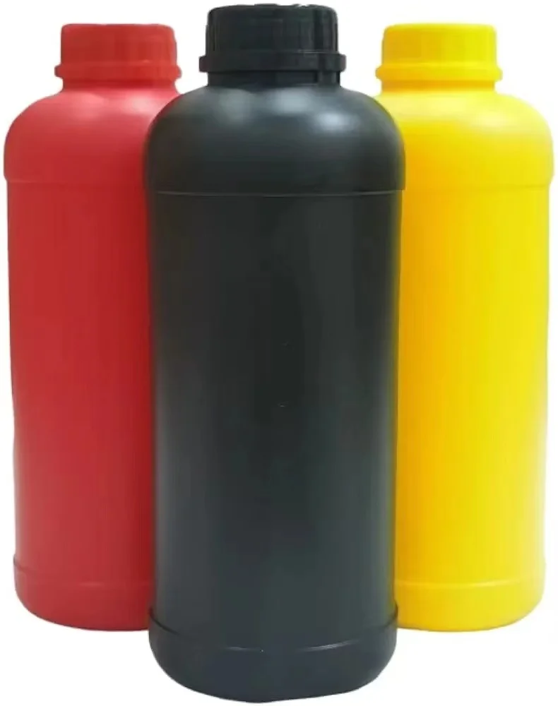 3pcs 컬러 병 암실 1000ml 개발자 화학 병 마개 해결사 필름 처리 Aarkroom 장비 필름 카메라 Accesso