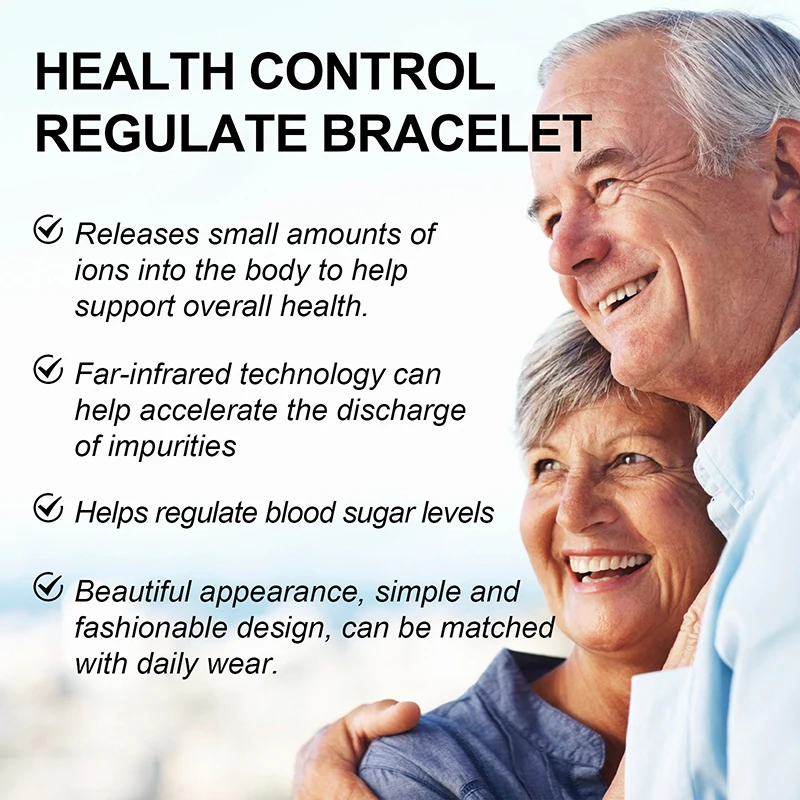 Description Picture 3 of itemBlood Sugar Control Ring Treat Diabetes Anti Hypertension Promote Circulation Magnetic Blood Glucose Regulator Bangle