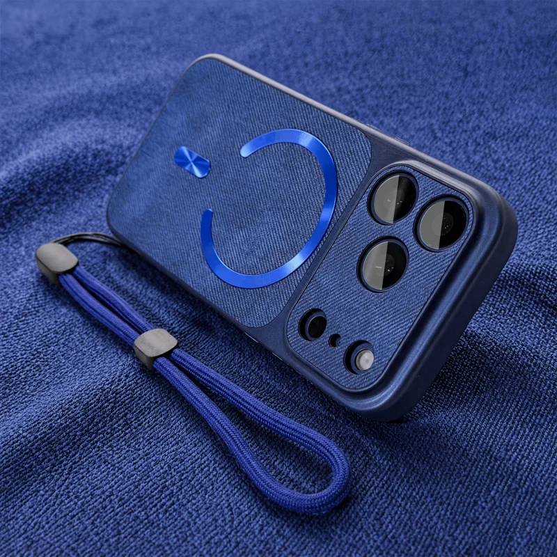Luxury Magnetic Fabric Phone Case For Iphone Pro Max Protective_voghion.com