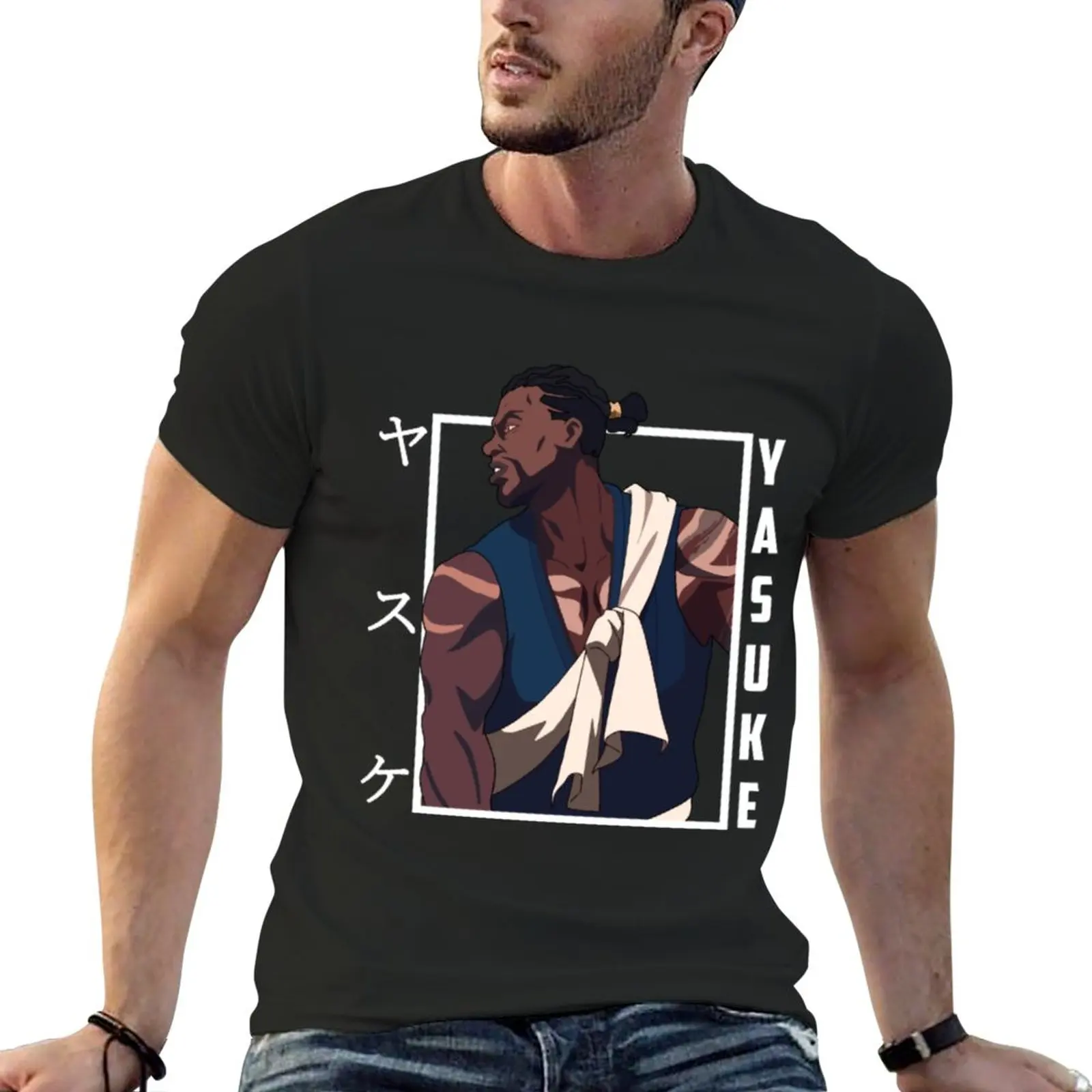 

Yasuke T-Shirt heavyweight t shirts quick drying t-shirt Short t-shirt heavy weight t shirts for men
