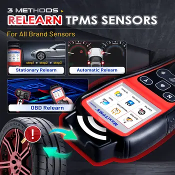 2024 Autel TS508WF TPMS MX sensor 315 433MHz Car Diagnostic WiFi Programing Service Tool Tire