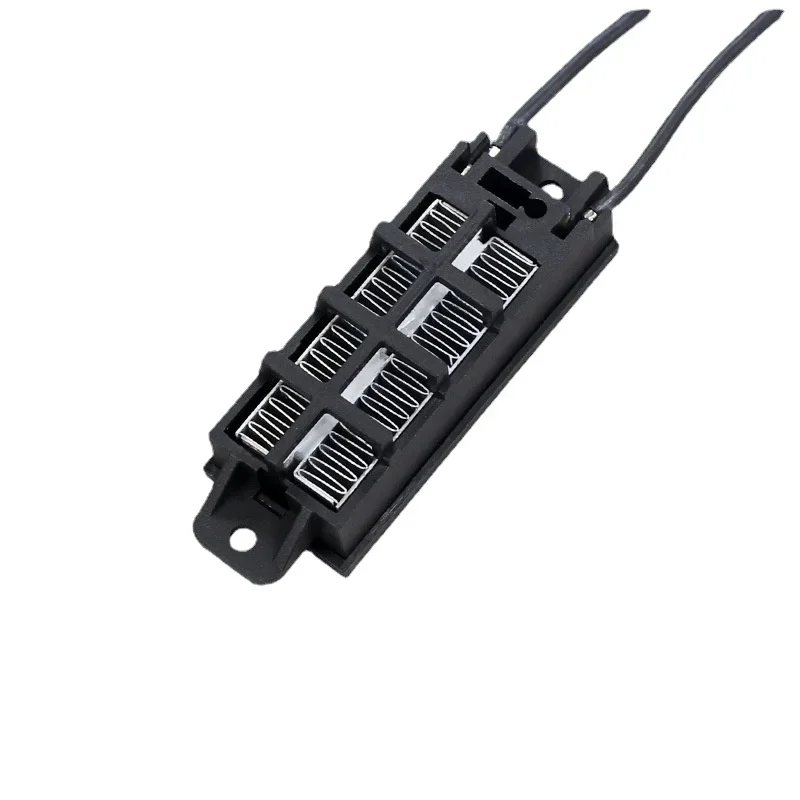 Compact PTC Air Heater Element with Built-in Thermostat and Thermistor