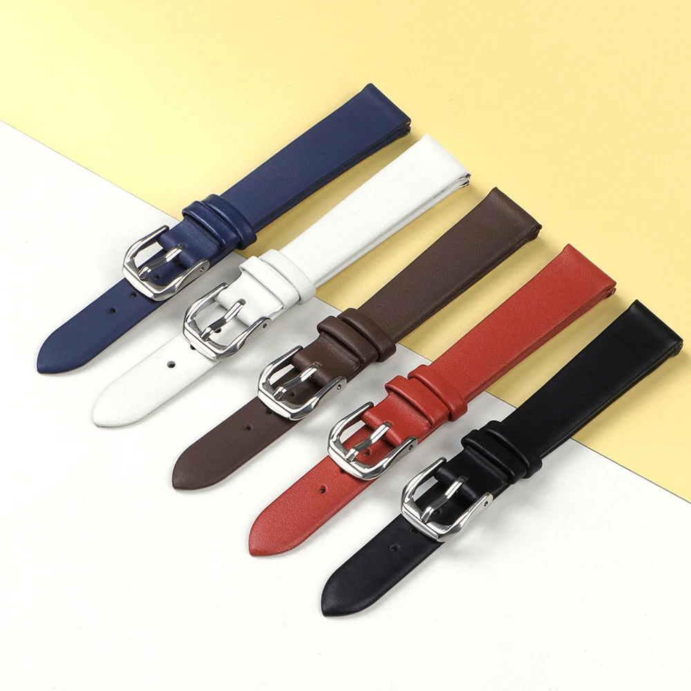 Premium Cowhide Leather Ultra Thin Soft Watch Strap Bracelet