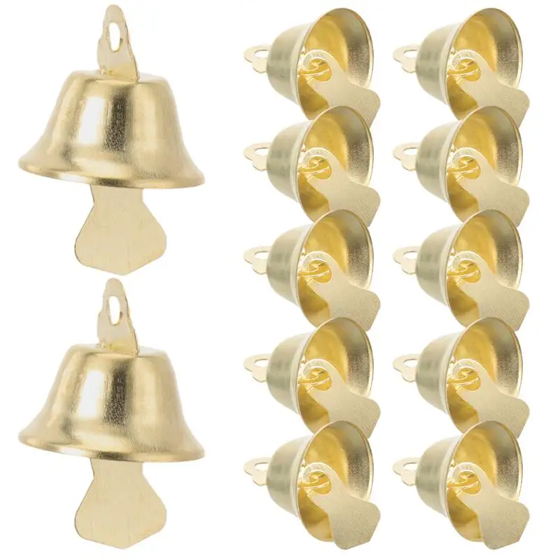 

100pcs Small Mini Jingle Bells Gold Silver Pet Hanging Metal Bell Wedding Christmas Decoration Accessories Bells For Crafts