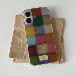 Elegant Color Plaid Luxury Phone Case - Premium Back Cover - Samsung A03 4G (YSK - 197YS24129201)