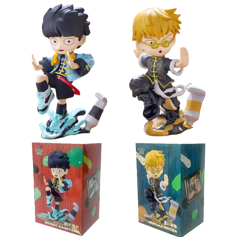 Mob Psycho 100 Anime Reigen Arataka Q Edition Kawaii Sitting Palm Series Collectible Ornament Gift