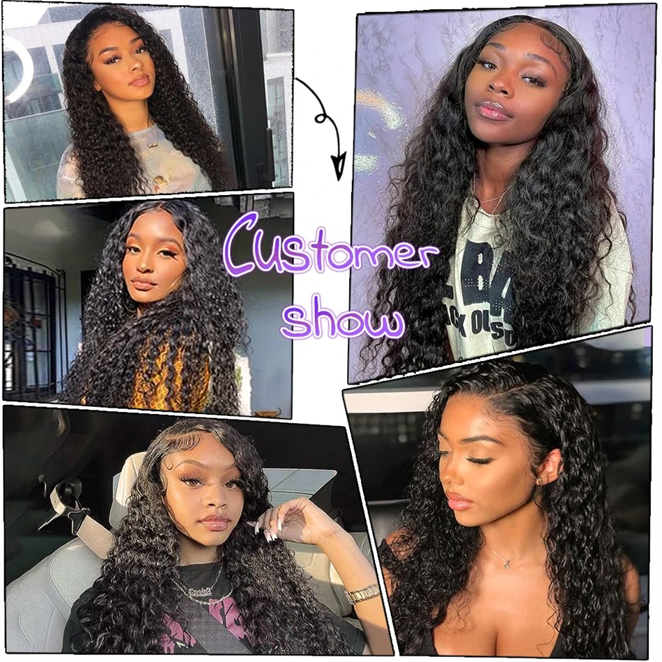 Curly Human Hair Bundles 1/3/4 Pieces Indian Hair Extensions For Women 30Inch Bundles Human
