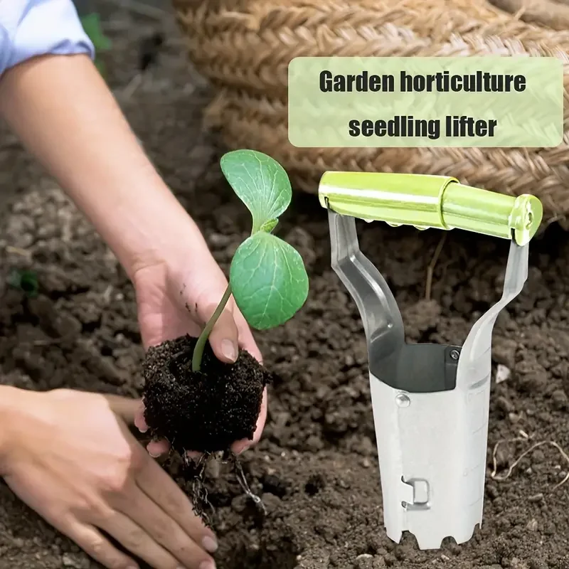 Agricultural Seedling Tube Transplanter Garden Handheld Planting Machine Parts Flower Transplanting Extractor Tool Lawn mowing