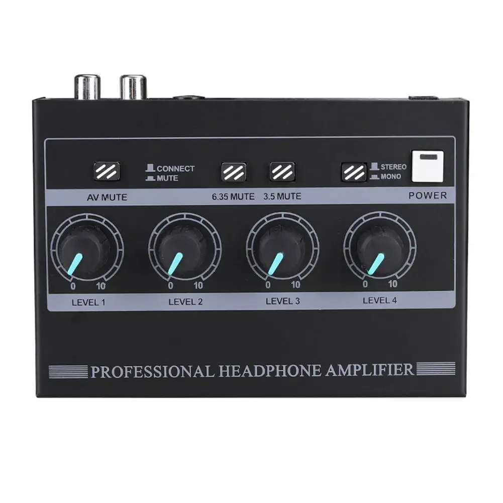 Headset-Amplifier Widely Compatible Headset Power-Amplifier 8-Channel Stereo Headset Monitor-Amplifier