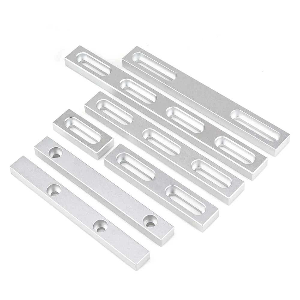 Aluminum Positioning Strip Tool CNC Baseboard Table Fixture Tool for Fiber Laser Marking Engraving Machine CNC Part 2Pcs/Set cnc positioning strip