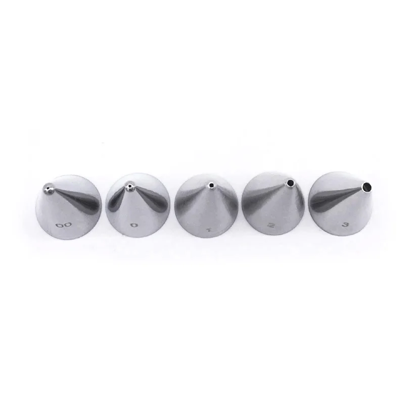 5 teile/satz Runde Tipps Edelstahl Icing Friedliche Düsen Set Fondant Kuchen Creme Dekorieren Gebäck Werkzeuge Backformen – Detail 3