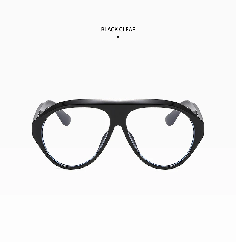 Vintage Übergroße Flache Top Oval Sonnenbrille Frauen Marke Designer Beliebte Sonnenbrille Punk Outdoor Fahren Brillen UV400 – Detail 40