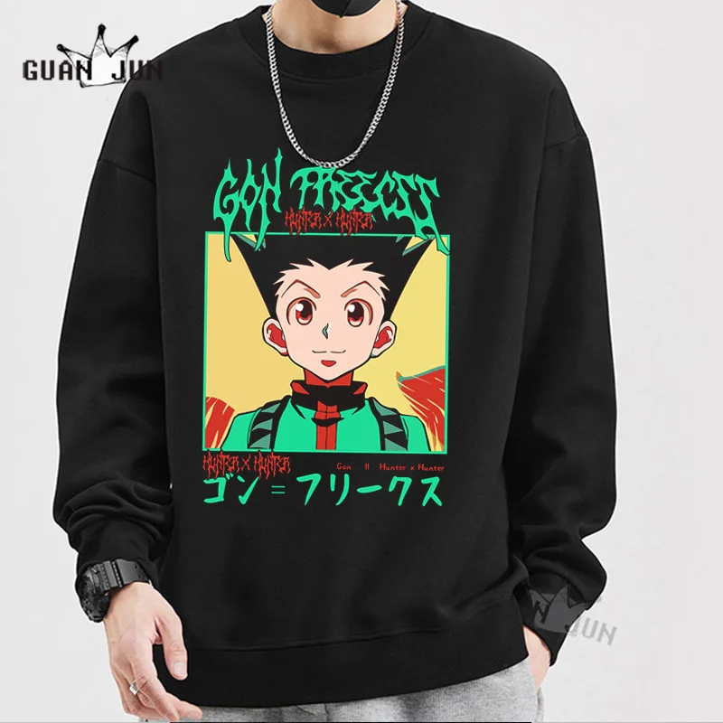 

Unisex Sweatshirt Hunter X Hunter Moletom Pullovers Gon Freecss Print Women Hoodie Sweatshirts Anime Hoody Men Streetwear Tops