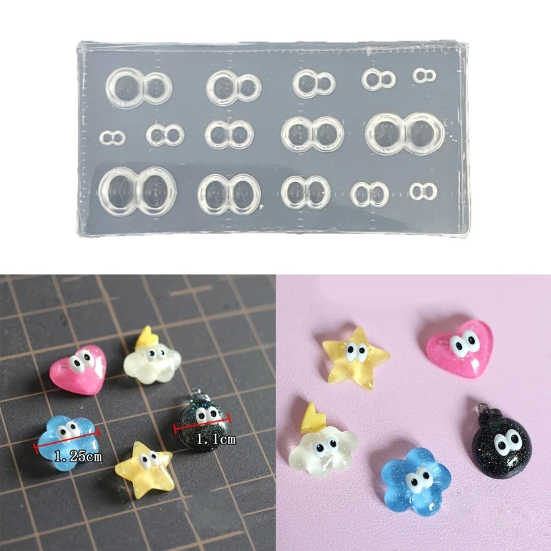 

Eye Expression Mold Perfect Eyes Crafting Miniature Dolls Exquisite Eye Expression Resin Mold Stylish Eyes Moulds