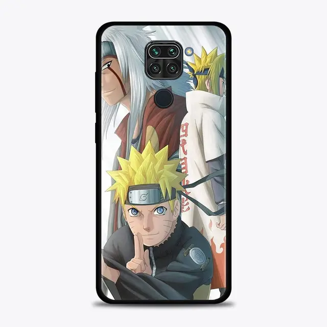 Phone Case For Xiaomi Redmi Note 9S 9 10 8 11 Pro 9T 8T 7 Cover for redmi k40 9A 9C Coque Silicone Capa Naruto Anime B07