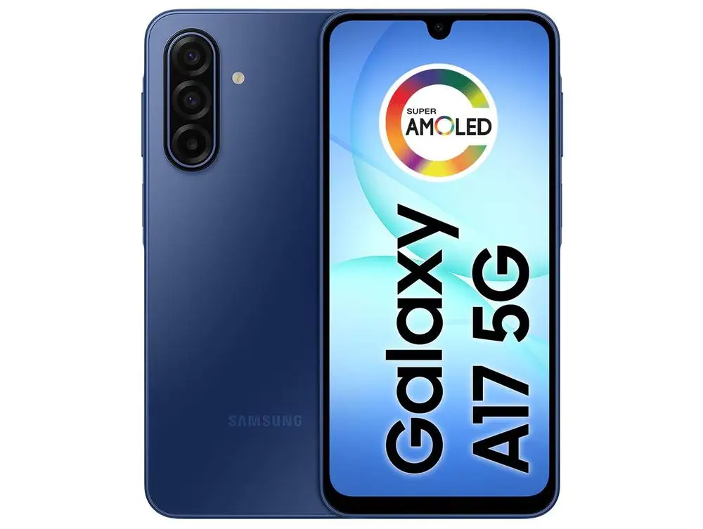 Smartphone Samsung Galaxy A17 256GB 5G 4GB RAM Blue 6,7 "Camera. Triple + Selfie 13MP