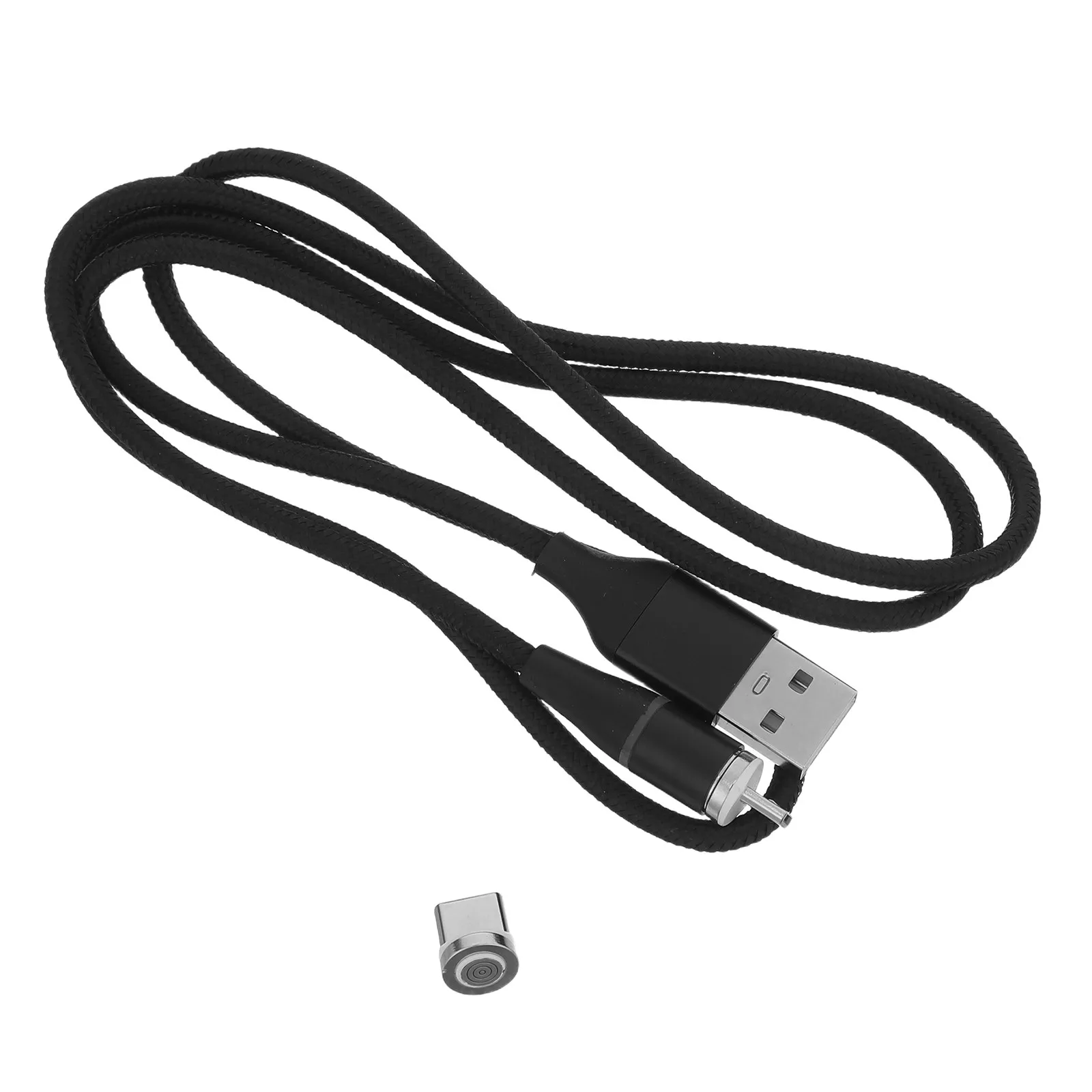 자석식 USB-C 케이블 3A 고속 충전 데이터 LED 표시등 자동 차단 기능 (타입-C)