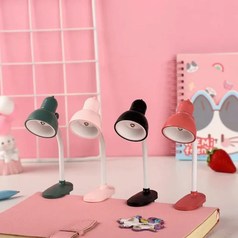 Reading Light Adjustable Clip Mini Desktop Table Lamp Battery Powered Camping Portable Clamp Night Light led light desk lamp night light mini night light book light mini led light led desk lamp