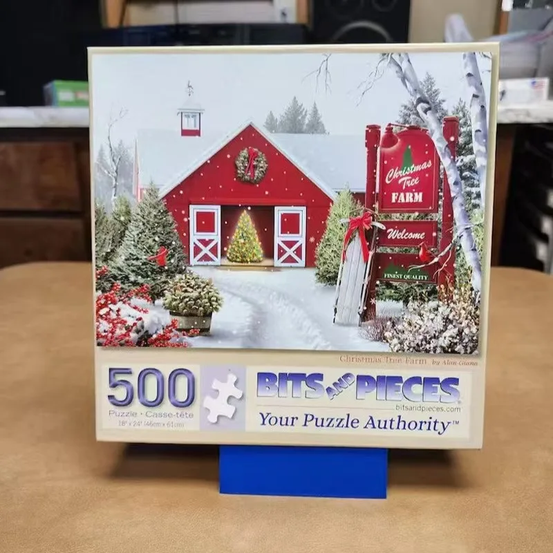 Portable Puzzle Table with Color Tray and Stand