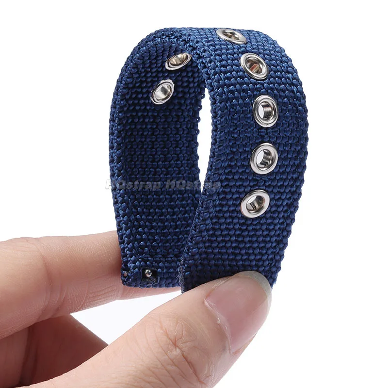 Versatile Nylon Canvas Watch Strap – Soft, Quick Release Sport Wristband