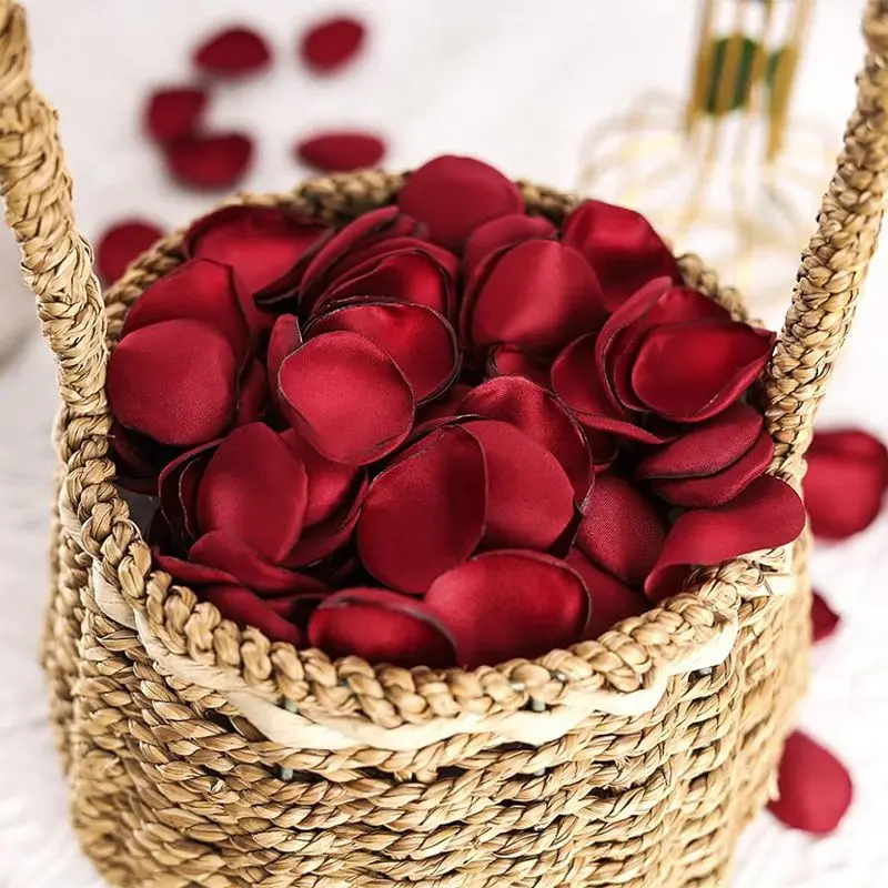 100/200/300 Stücke Rose Künstliche Blumen Blütenblatt für Home Room Decor Valentinstag Hochzeit Dekoration DIY Geschenk Ornament Zubehör – Detail 8