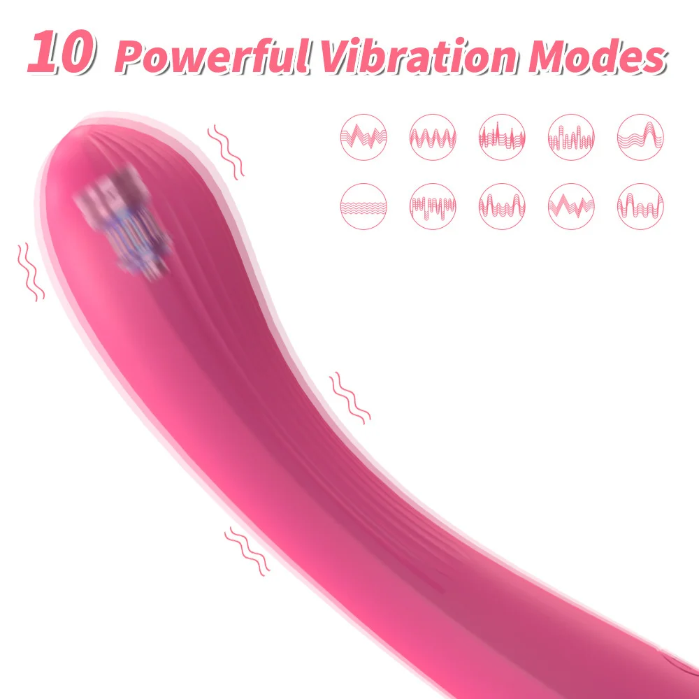 Vibratore del punto G per principianti per le donne Stimolatore del clitoride del capezzolo Orgasmo Vibratore del dito Dildo a forma di vibrazioni Giocattoli del sesso per_voghion.com