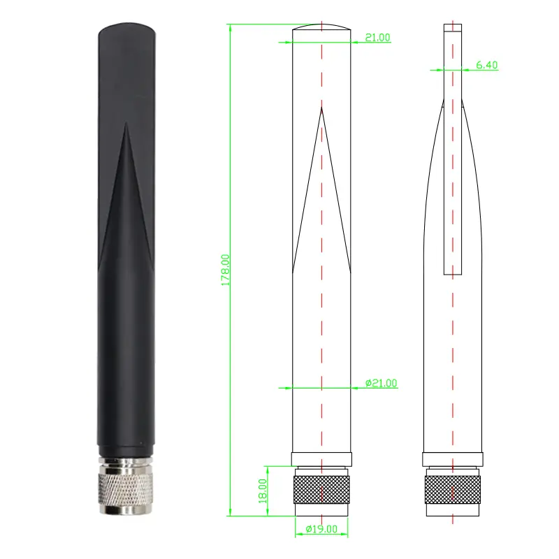 long-range LORA antenna 868MHz 915MHz NB IoT omni N-type connector antenna for Meshtastic Solar Node/Repeaters/Devices Slinkdsco - Image 2