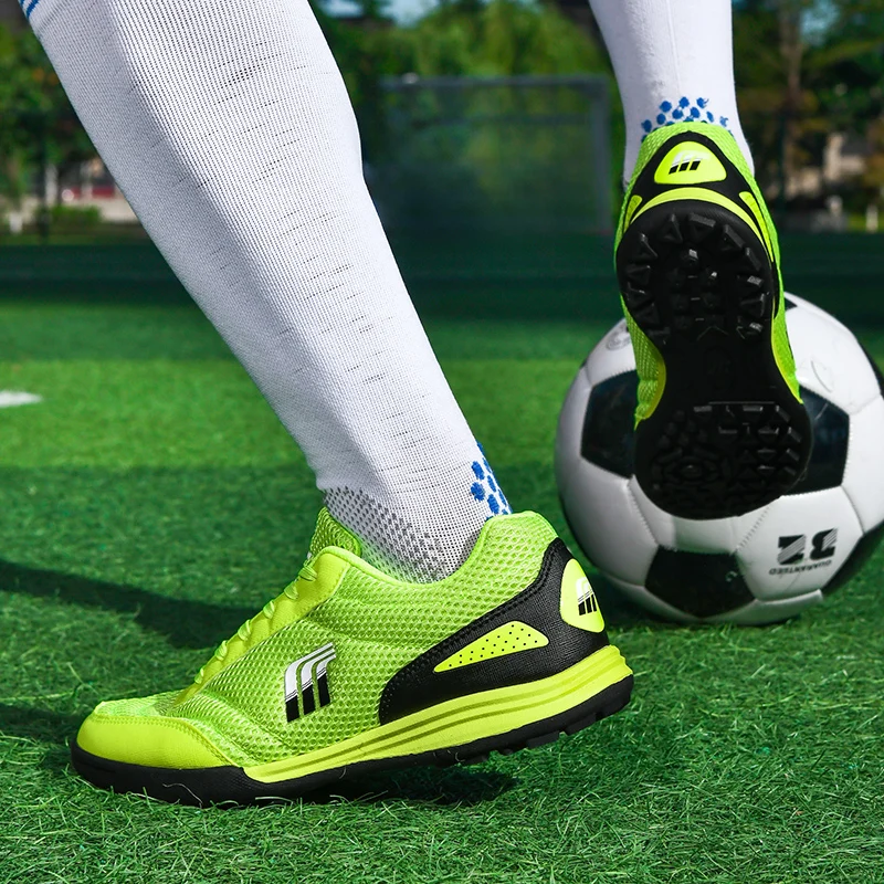 أحذية كرة القدم للرجال منخفضة أعلى تنفس أحذية كرة...
