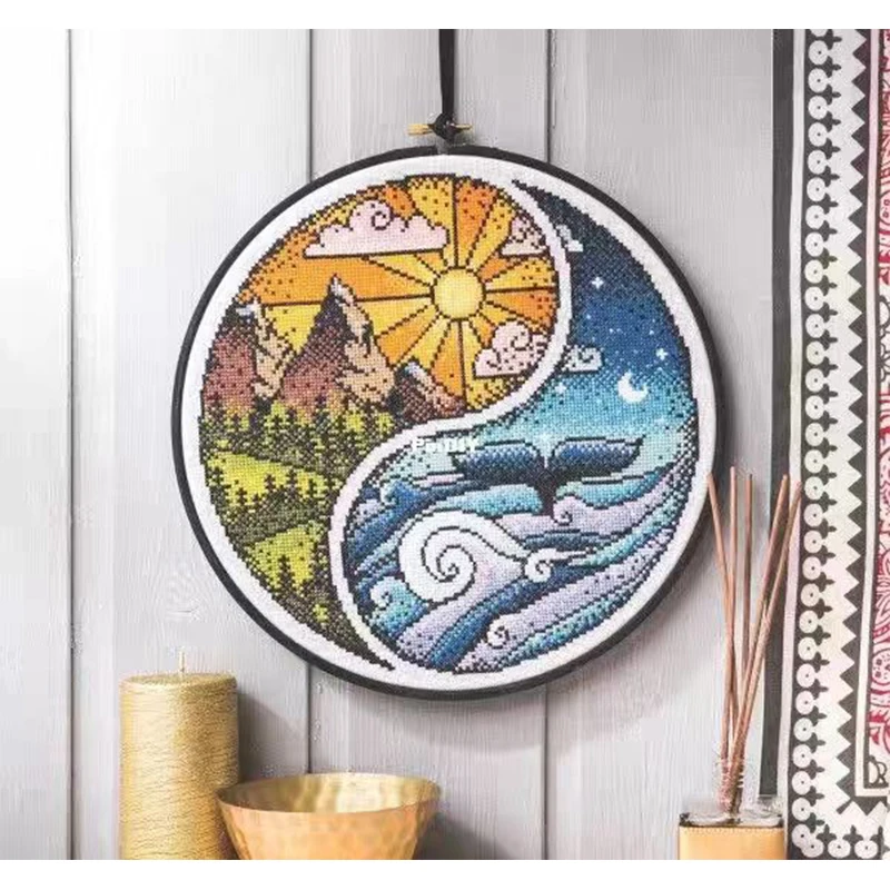 12360 Cross Stitch Kits Sets For Embroidery Cross-stitch Cross Stitch Complete Kit Stich Set Needle Arts & Craft