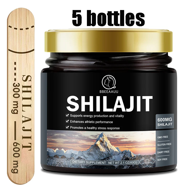 thumbnail image 1 of 60 g de resina de shilajit 100 % pura del Himalaya, suplemento mineral original para la salud, sin OGM, para la memoria, el cerebro, la energía cognitiva y la salud, 1 of 5