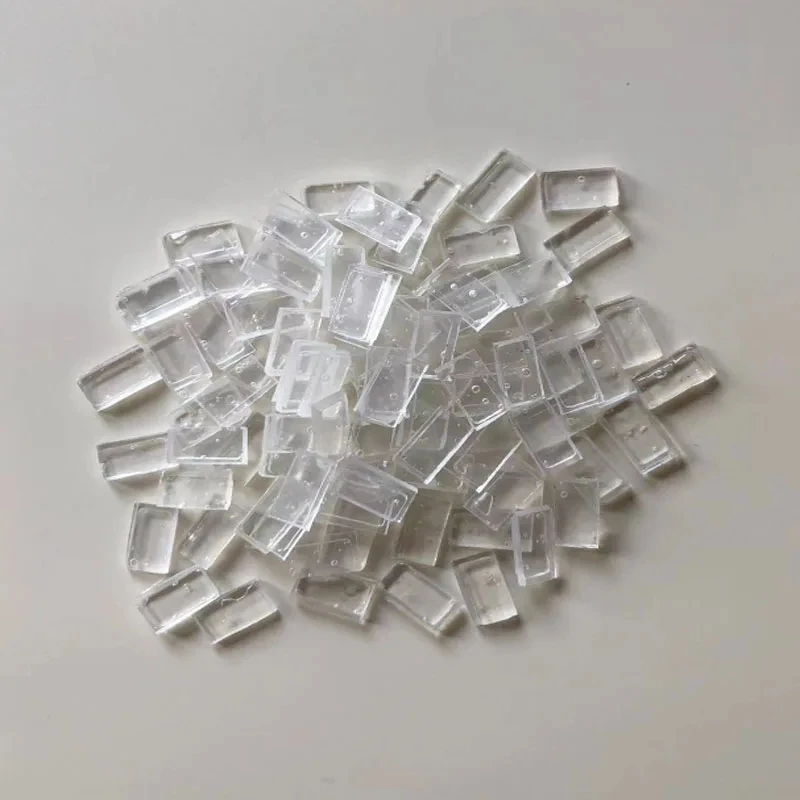 Flat Rebonded Keratin GLue100pcs Hair Extensions Keratin Bonding Glue Granule Fusion Nail Tip Rebonds Clear transparent Color