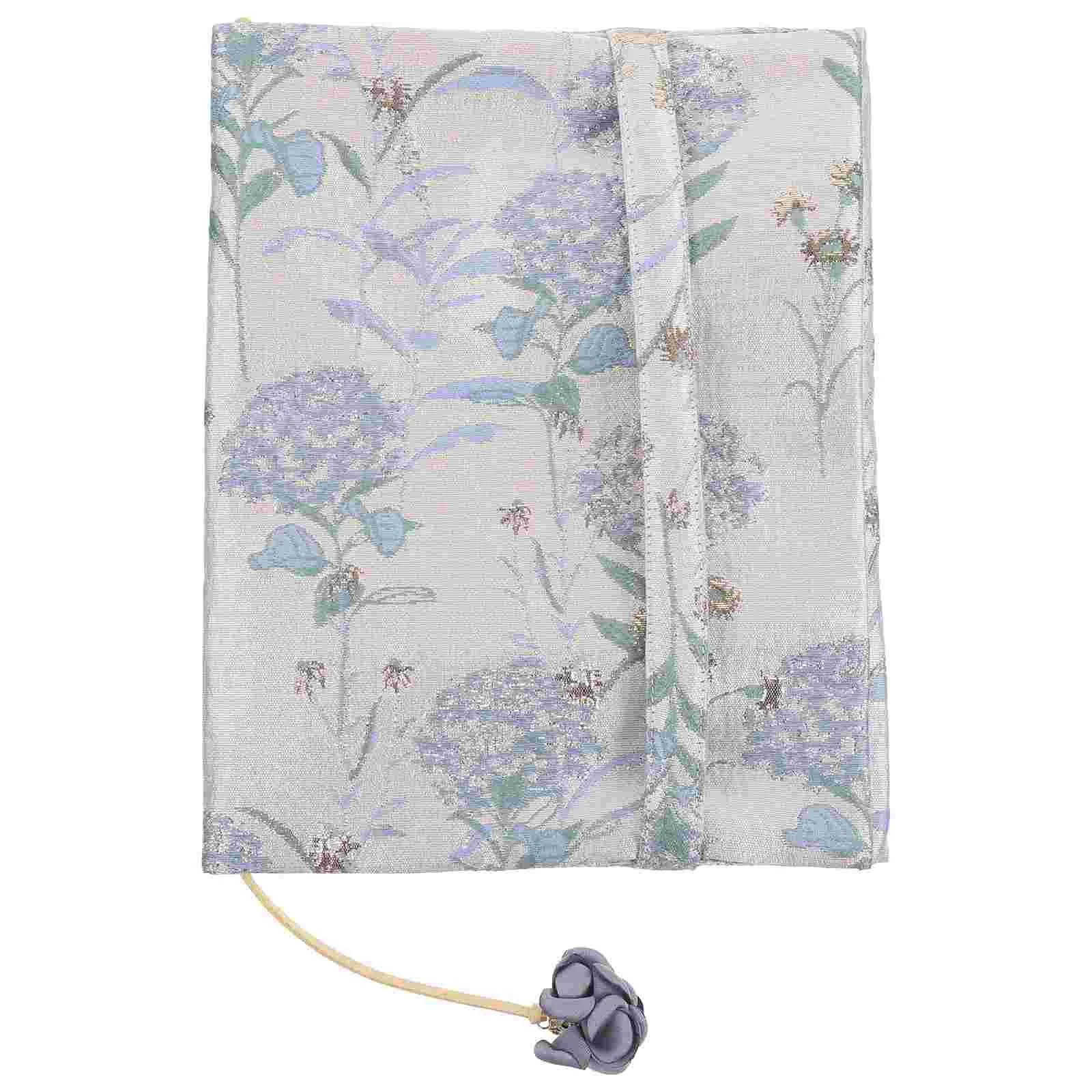 

Book Cover Sleeve Protector Paperback Covers Washable Decorative Books Floral Fabric Soft Flower Cloth Zipper Travel Sleeves