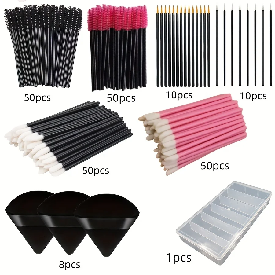 Makeup Brush Set with Storage Case for Beginners