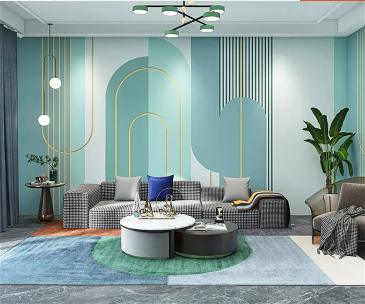 Beibehang-papel-tapiz-de-pared-de-fondo-de-TV-personalizado-moderno ...