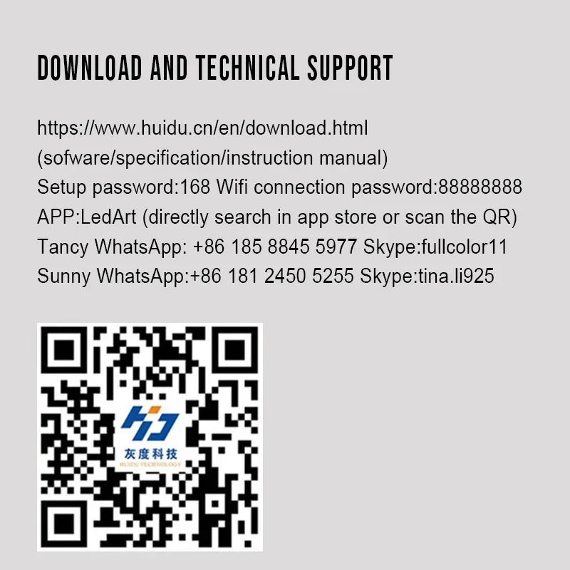 Hot Huidu HD-W3 Repalce HD-W03 WiFi Wireless Single-dual Color LED Display Controller