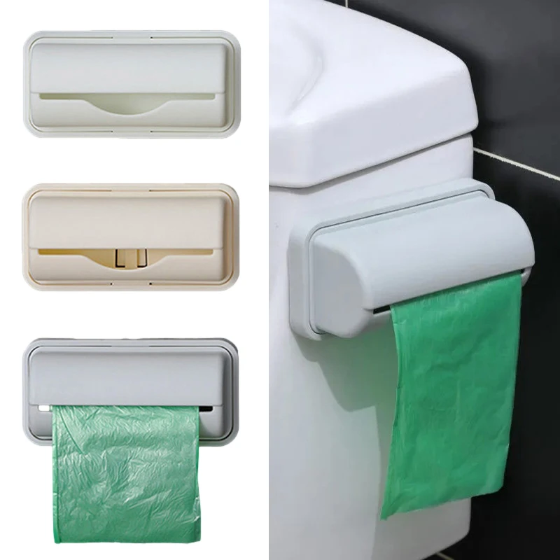 Wallmounted Trash Bag Dispenser Plastic Grocery Bags Hanging Box
