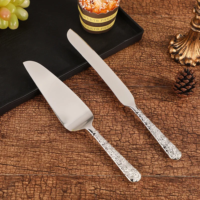 Spatula Silver Wedding Cake Serving Set Silver Wedding Cake Knife