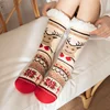 Winter Christmas Socks, Floor Socks, Snow Sock, Month Children's Plush Coral Sock, Home Sleep Sock, Carpet Socks, Leg Covers 1