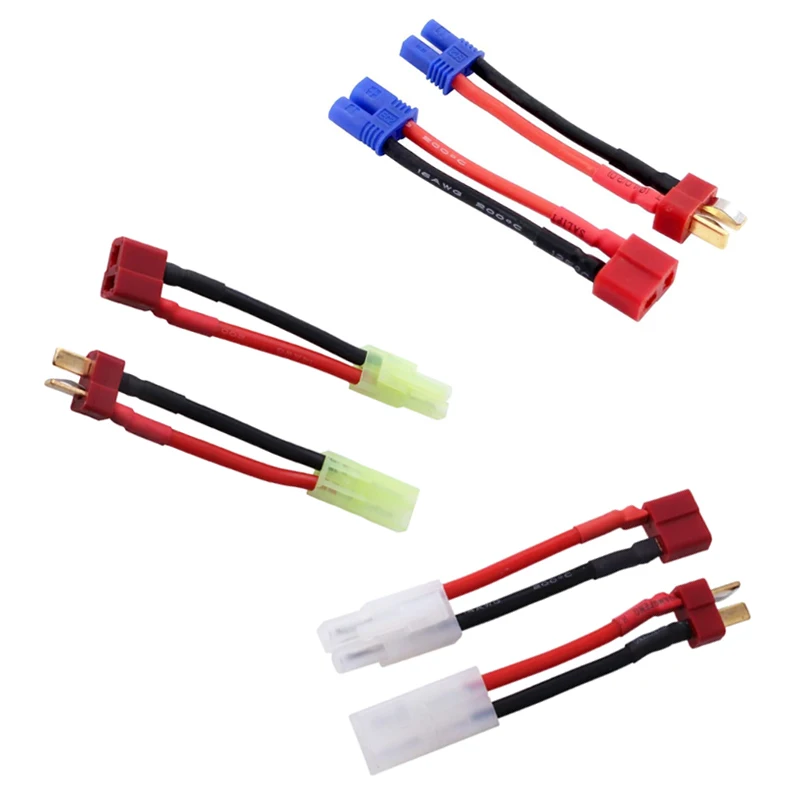 2 Paia Senza Fili Deans T A EC5 Spina Femmina Maschio Adattatore Connettore Wireless Per Rc 918595