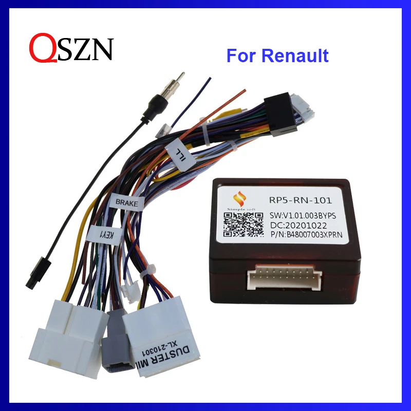 16 Pin Canbus Box Adaptor Rp5-rn-101 For Renault Captuer Clio /express ...
