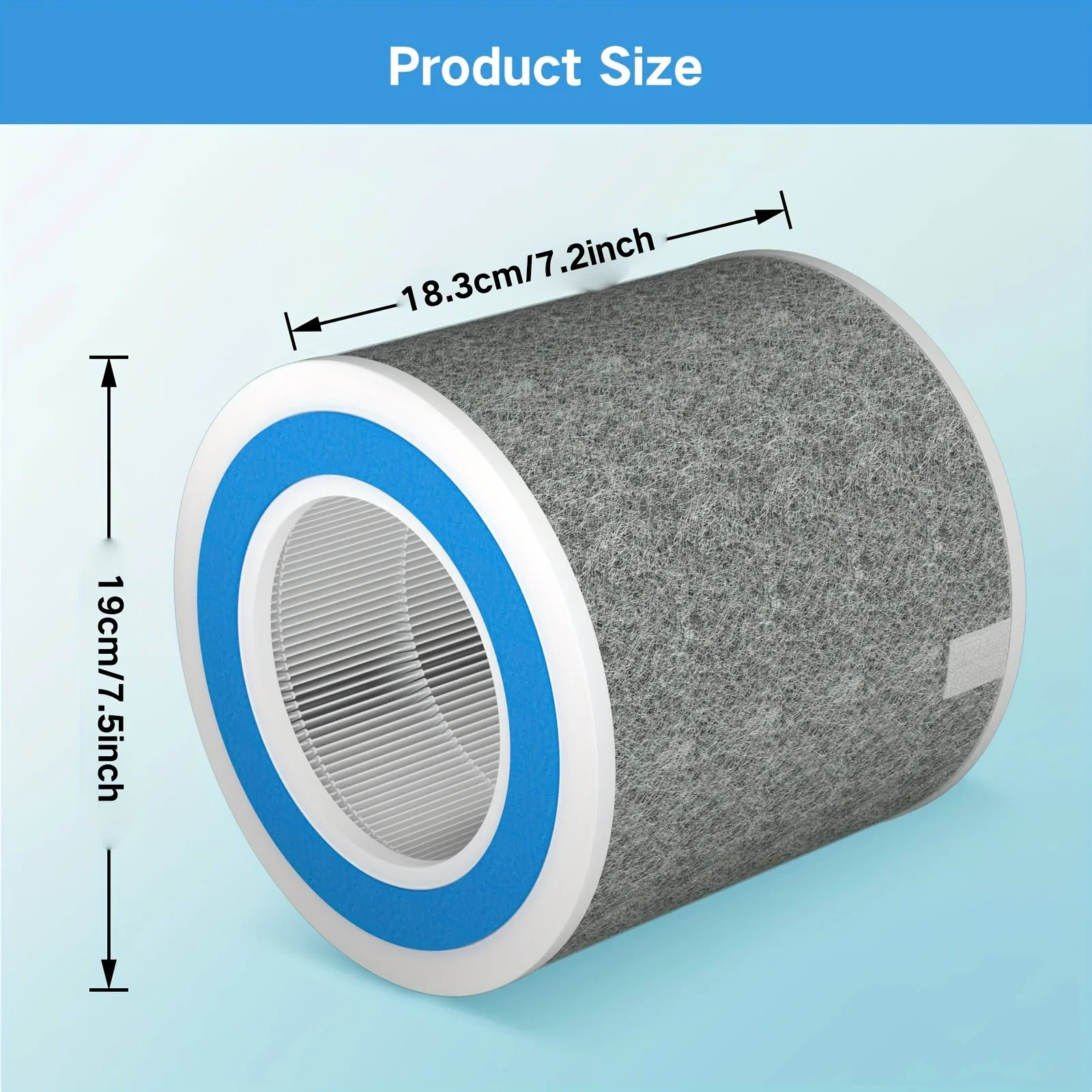 Aazon.co: 3-In-1 HEPA Carbon Filter For Shark Air Purifier HP102 - Foto 12