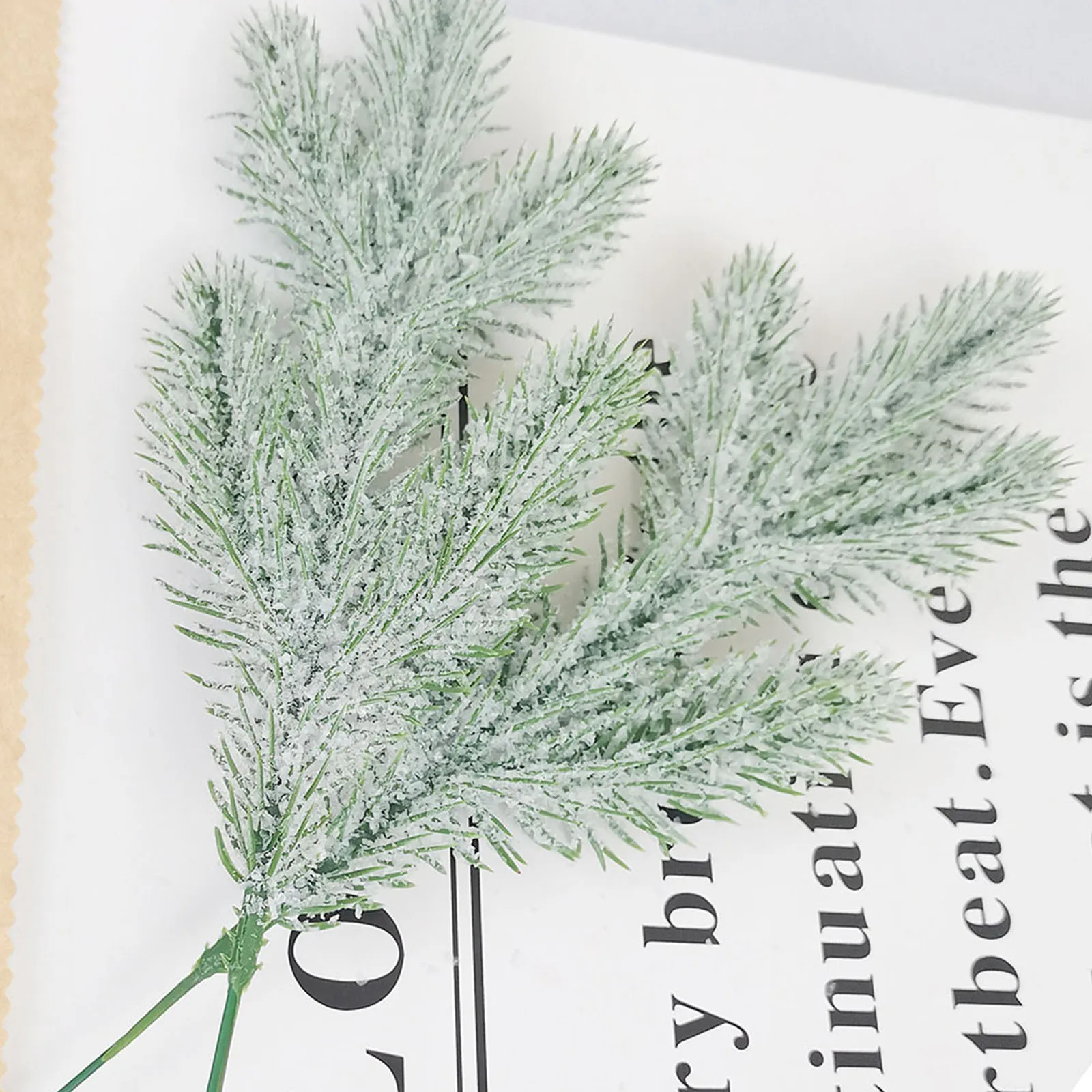 

Plastic Grass Pine Needle Artificial Fake Green Plants Branch Christmas Tree Decor Wedding Home Accessories DIY Bouquet Gift Box