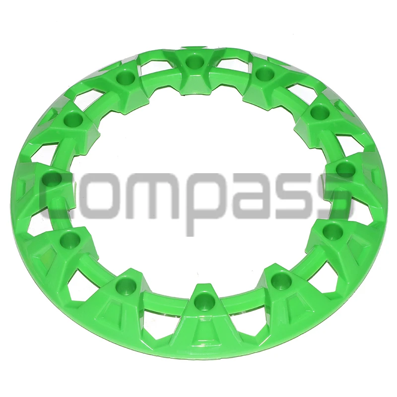 2Pcs 8-inch ATV Wheel Trim Hub Protection Decor Rim Cap Universal Vehicle All Terrain wheel Plastic Cover fit 8 inch tires