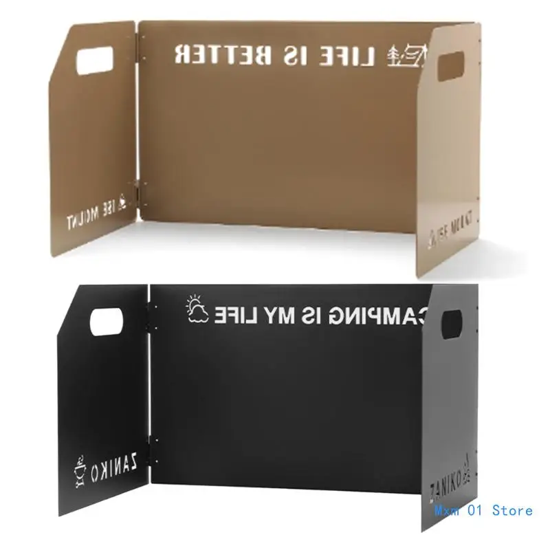 

Складная походная плита с ветровым стеклом, уличные грили, ветровые панели, ветрозащитная плита, Прямая поставка