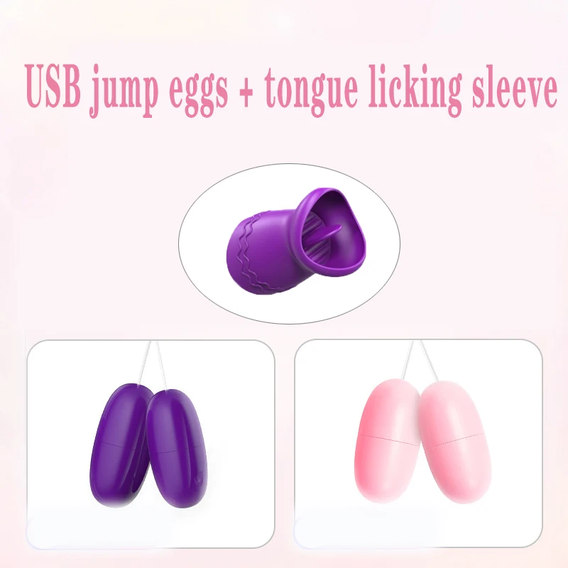 

Mini USB Two Jumper Vibrating Egg Vaginal Balls Small Portable Masturbator Adult Female Vibrator Clitoral Stimulation G-spot