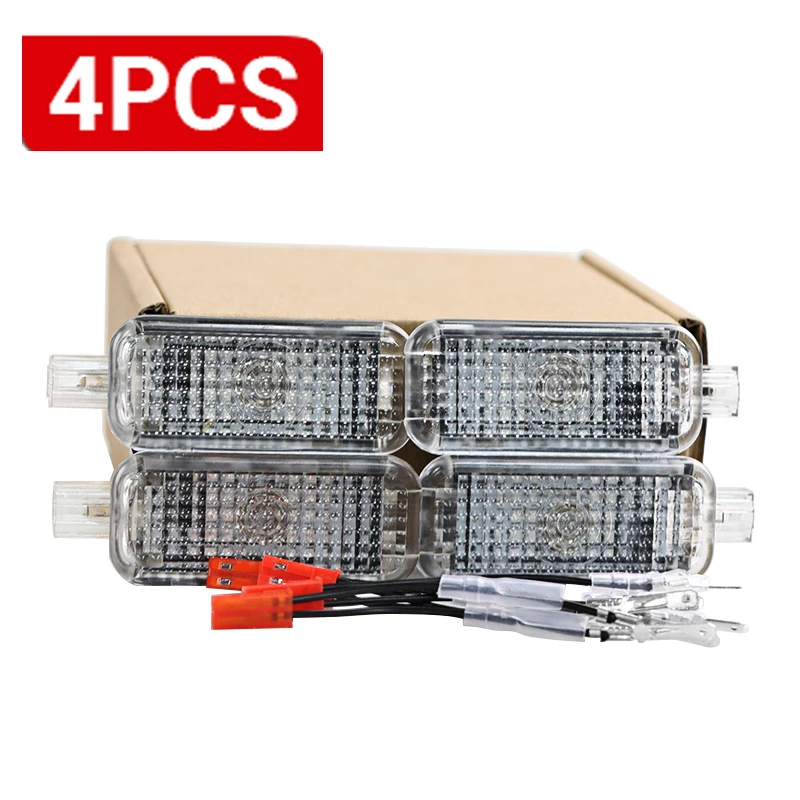 thumbnail image 1 of Luces de reposapiés de coche para Skoda Octavia 3 A7 5E A8 Pro MK4 Superb 3 Rapid Kodiaq para Seat Leon MK3 Ibiza Ateca Toledo Accesorios, 1 of 5